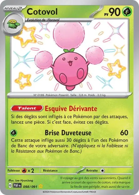 098/091 Cotovol SHINY - Destinées de Paldea