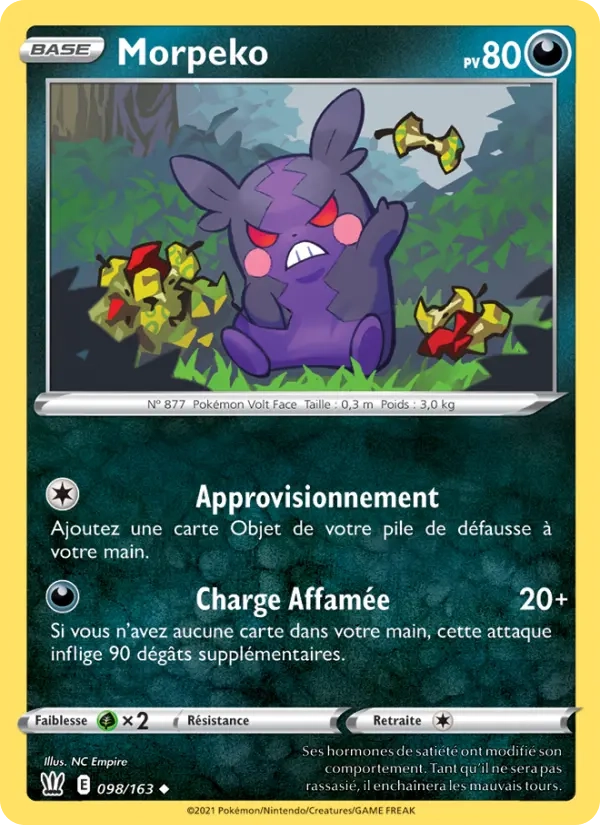 098/163 Morpeko Reverse - Styles de Combat