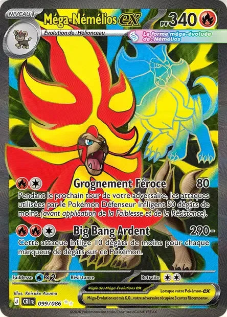 099/086 Mega Nemelios EX - Chaos Ascendant