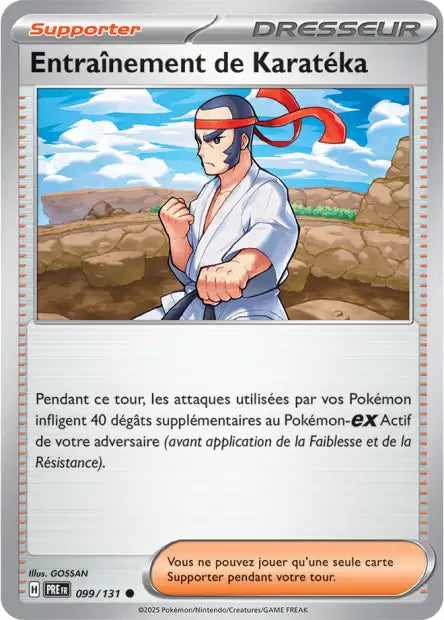 099/131 Entrainement de Karateka POKEBALL - Évolutions Prismatiques - Pokeball