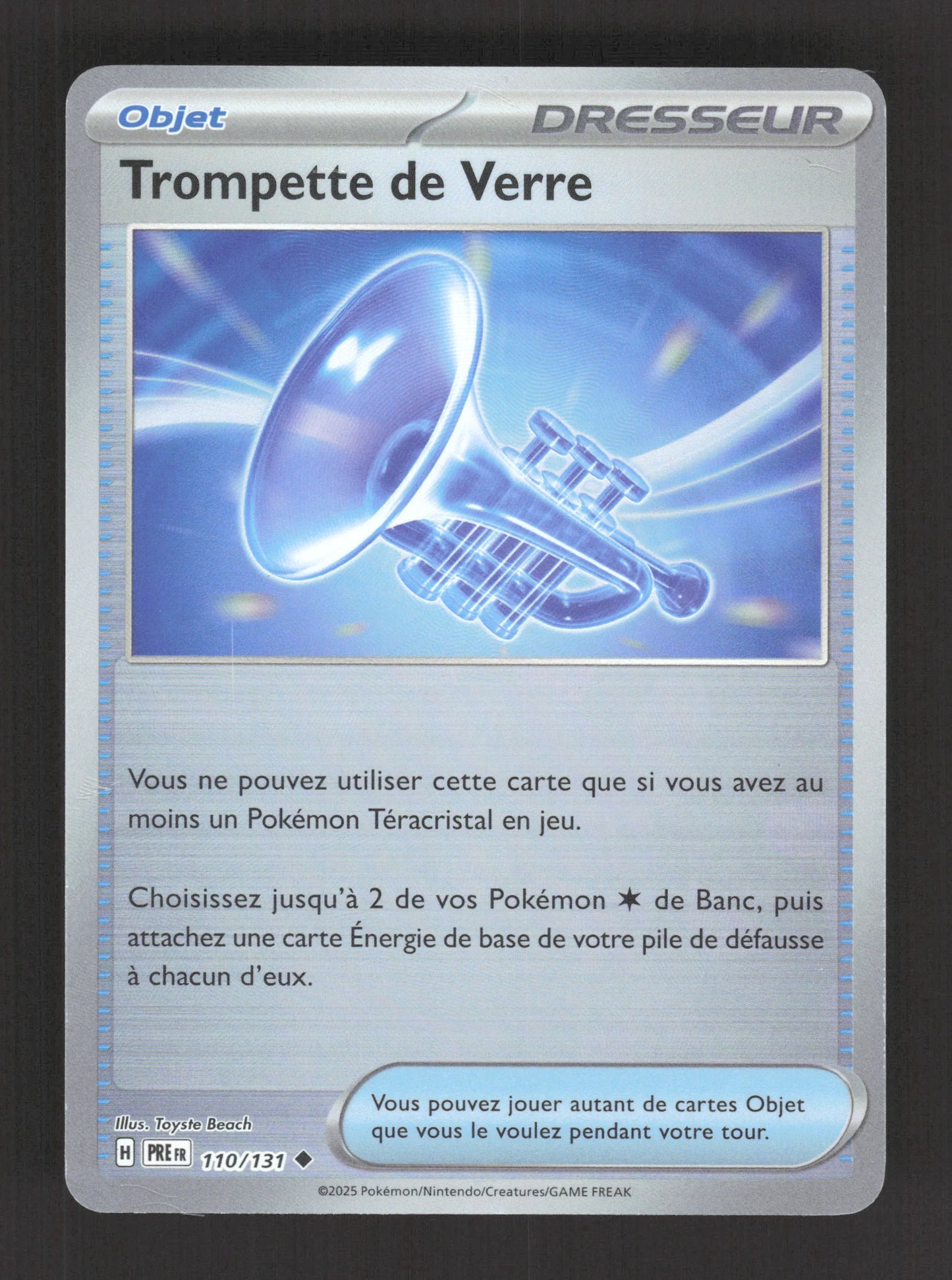 110/131 Trompette de Verre POKEBALL - Évolutions Prismatiques