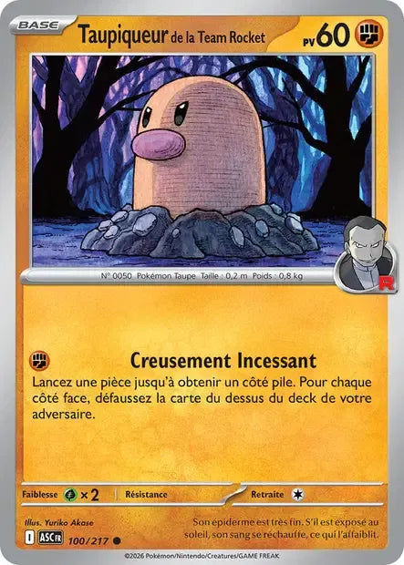 100/217 Taupiqueur REVERSE ROCKET - Héros Transcendants