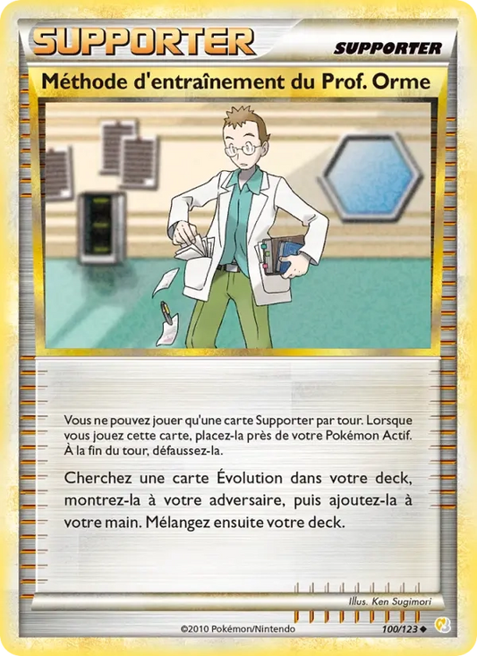 100/123 Méthode d'entraînement du Prof.Orme REVERSE - HeartGold SoulSilver