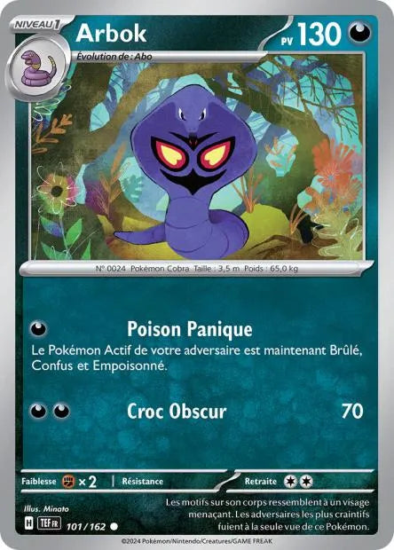 Arbok Reverse 101/162 - Forces Temporelles