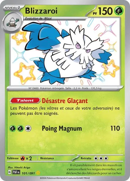 101/091 Blizzaroi SHINY - Destinées de Paldea