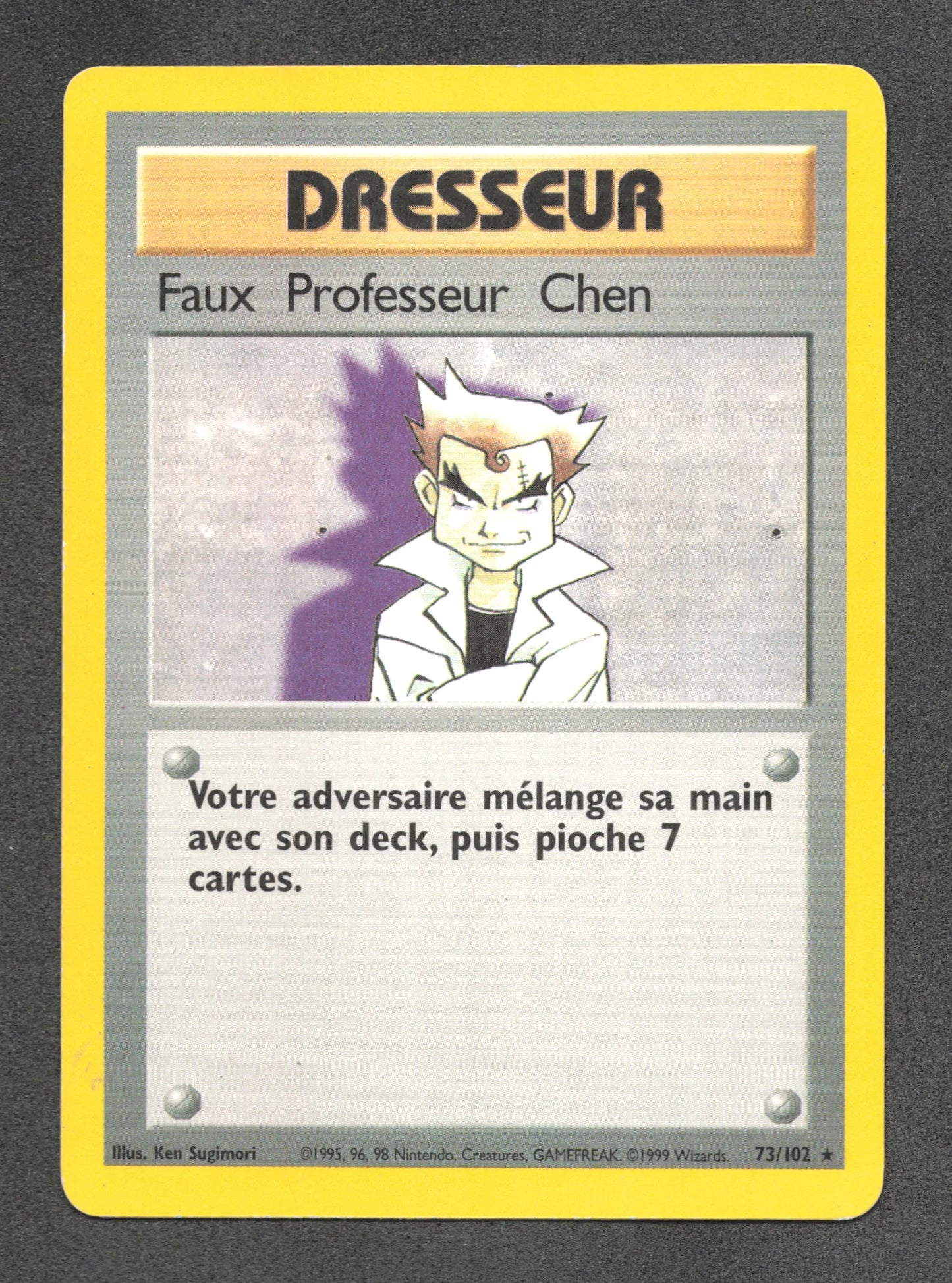 73/102 Faux Professeur Chen DRESSEUR - Set de Base