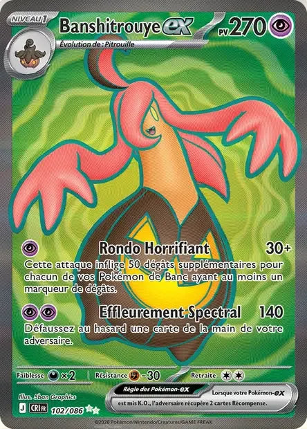 102/086 Banshitrouye EX - Chaos Ascendant