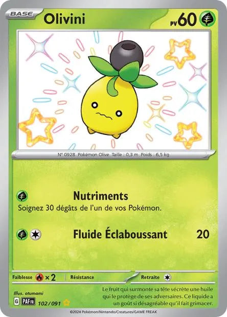 102/091 Olivini SHINY - Destinées de Paldea