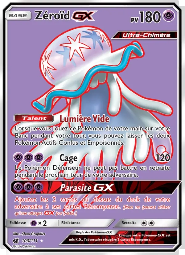 103/111 Zeroid GX - Invasion Carmin