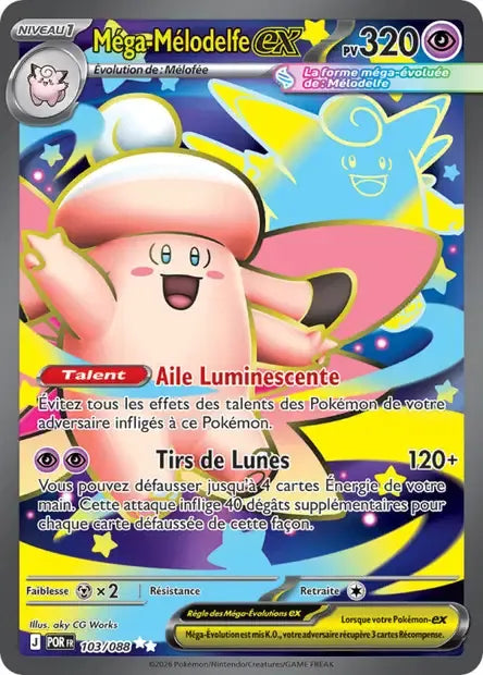 103/088 Mega Melodelfe EX - Équilibre Parfait