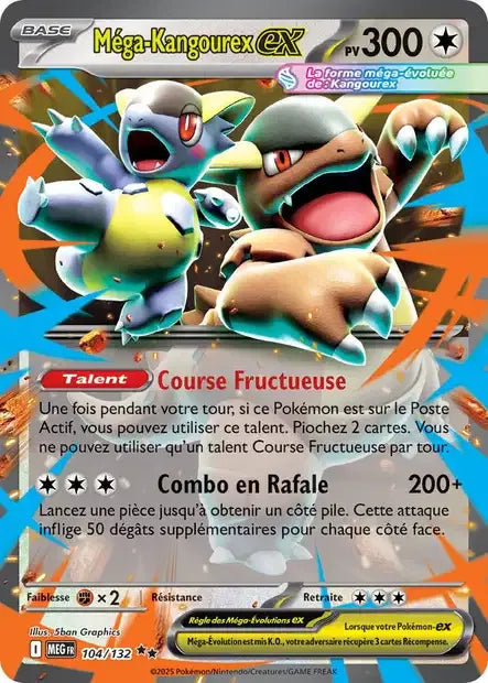 104/132 Mega Kangourex EX - Méga-Évolution