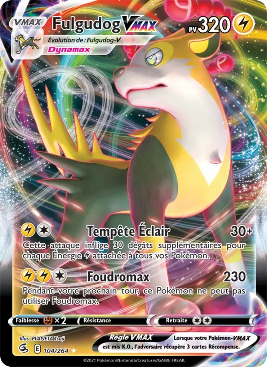 104/264 Fulgudog VMAX - Poing de Fusion