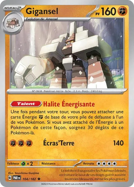 Gigansel Holo 104/182 - Faille Paradoxe