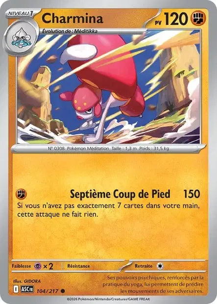 104/217 Charmina POKEBALL - Héros Transcendants