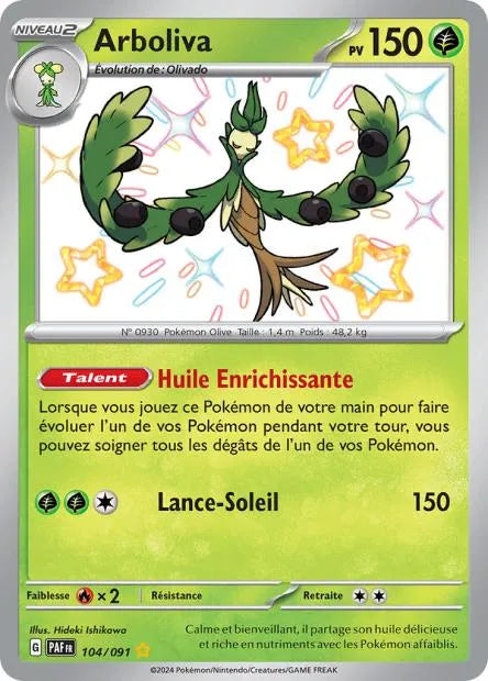 104/091 Arboliva SHINY - Destinées de Paldea