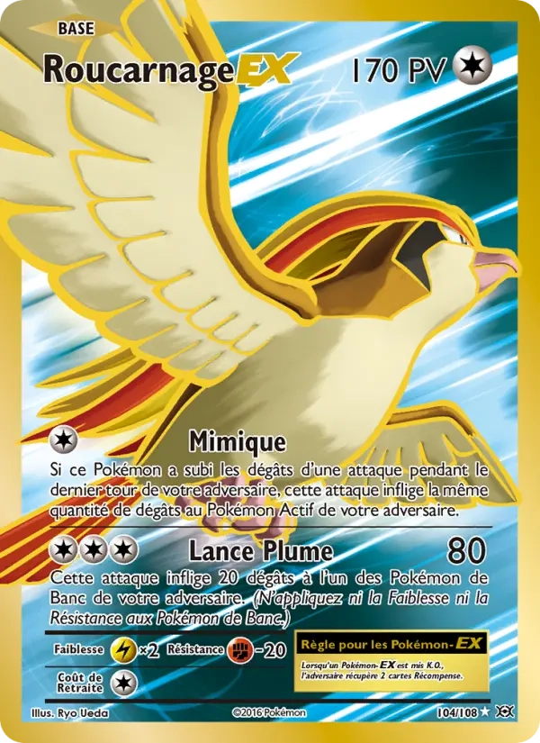104/108 Roucarnage EX - Évolutions