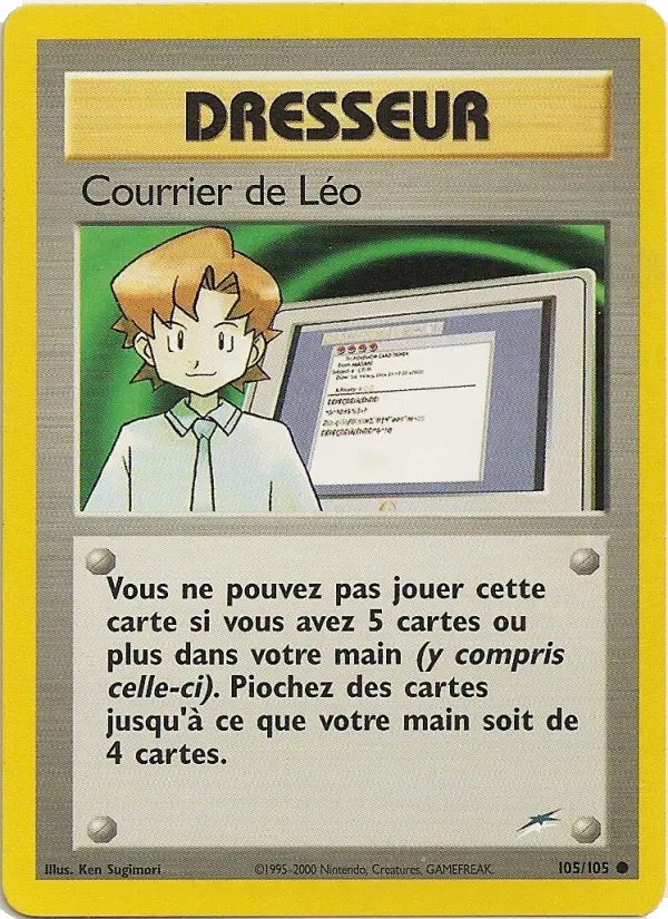 105/105 Courrier de Léo DRESSEUR - Neo Destiny