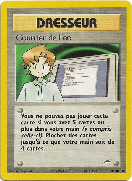 105/105 Courrier de Léo DRESSEUR - Neo Destiny