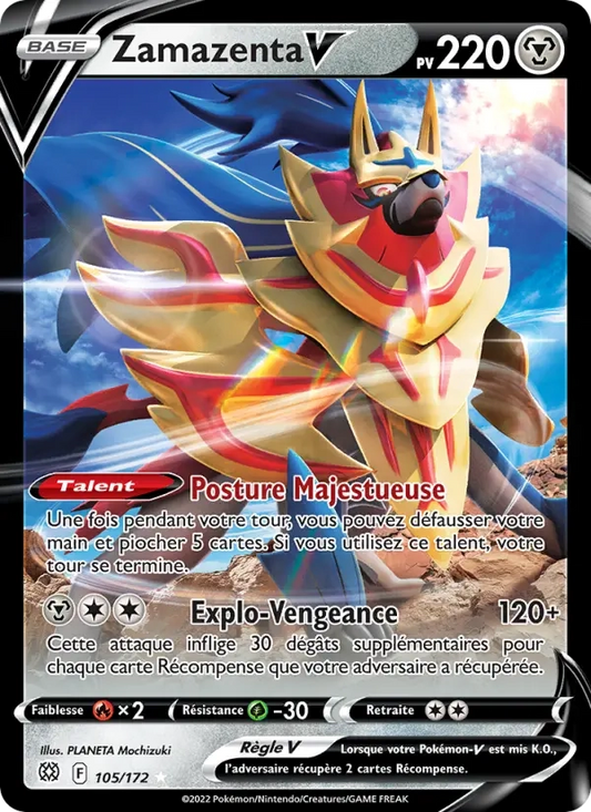 105/172 Zamazenta V - Stars Étincelantes