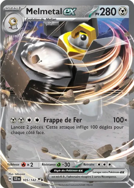 105/142 Melmetal EX - Couronne Stellaire