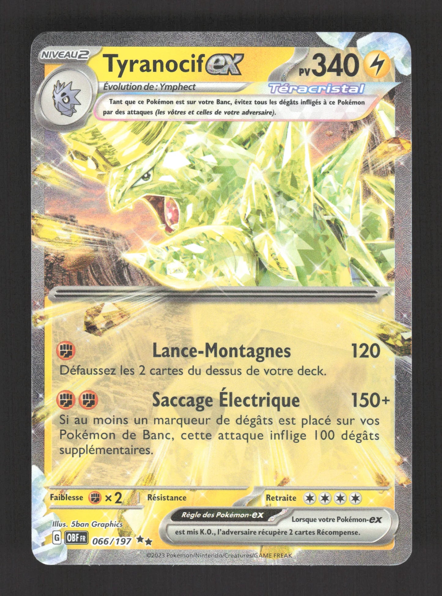 066/197 Tyranocif EX - Flammes Obsidiennes