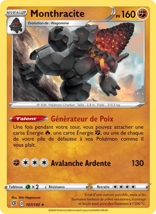 107/192 Monthracite Reverse - Clash des Rebelles