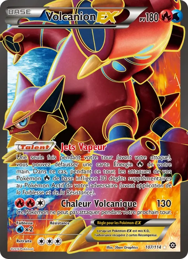 107/114 Volcanion EX - Offensive Vapeur