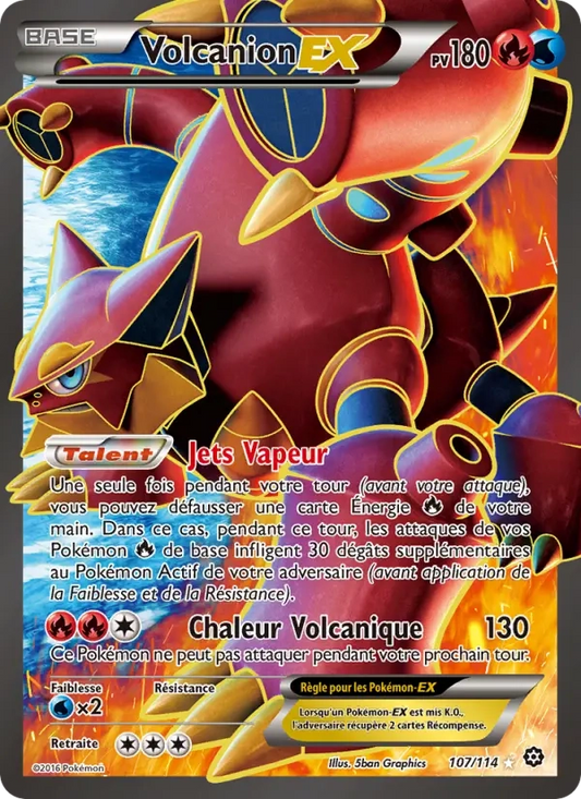 107/114 Volcanion EX - Offensive Vapeur