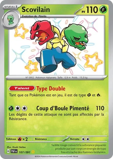 107/091 Scovilain SHINY - Destinées de Paldea