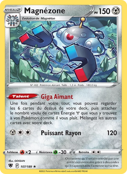 107/189 Magnézone Holo - Astres Radieux