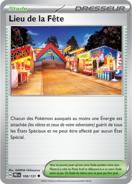 108/131 Lieu de la Fete POKEBALL - Évolutions Prismatiques - Pokeball