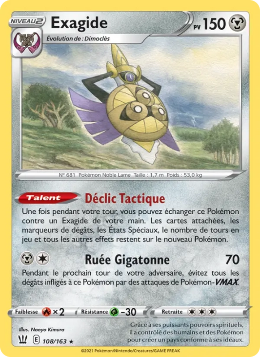 108/163 Exagide Reverse - Styles de Combat