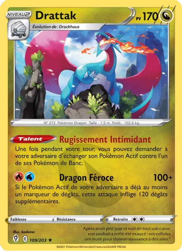 109/203 Drattak Holo - Évolution Céleste