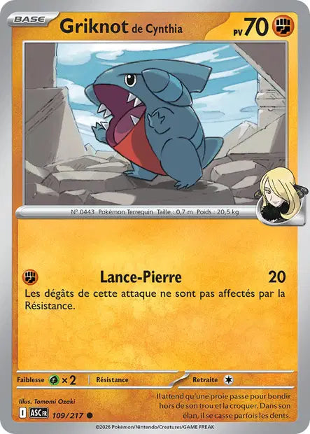 109/217 Griknot REVERSE ENERGIE - Héros Transcendants