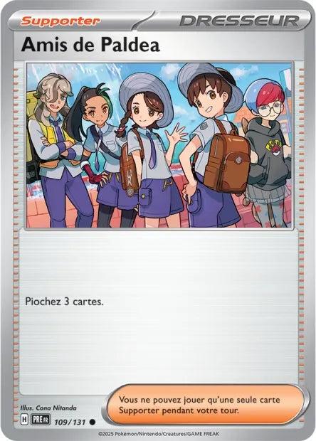 109/131 Amis de Paldea POKEBALL - Évolutions Prismatiques
