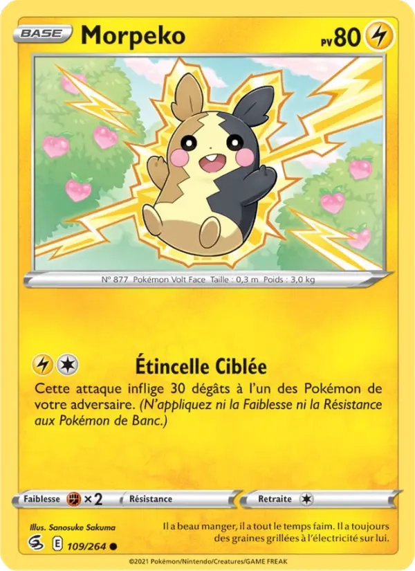 109/264 Morpeko Reverse - Poing de Fusion