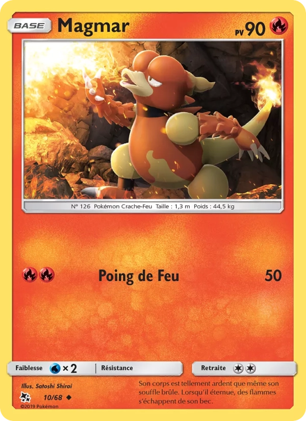 10/68 Magmar REVERSE - Destinées Occultes