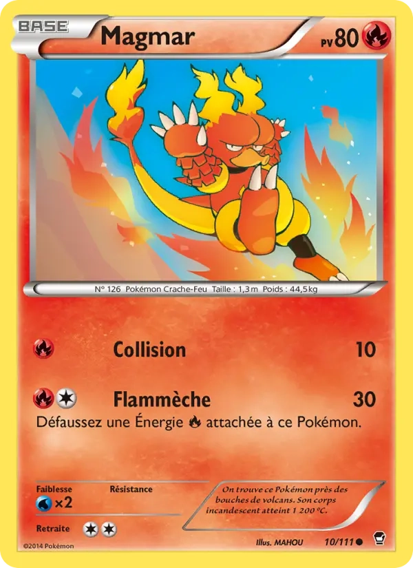 10/111 Magmar REVERSE - Poings Furieux