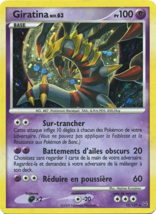 10/127 Giratina REVERSE - Platine