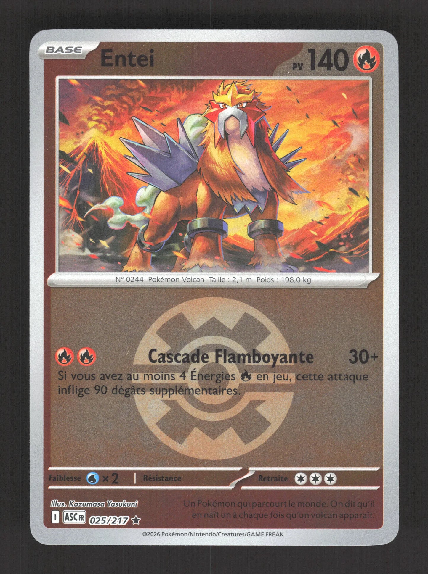025/217 Entei POKEBALL - Héros Transcendants
