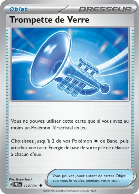 110/131 Trompette de Verre POKEBALL - Évolutions Prismatiques