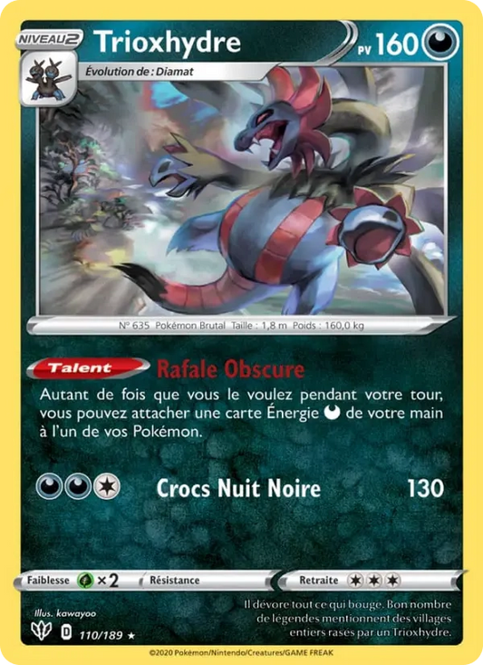 110/189 Trioxhydre Reverse - Ténèbres Embrasées