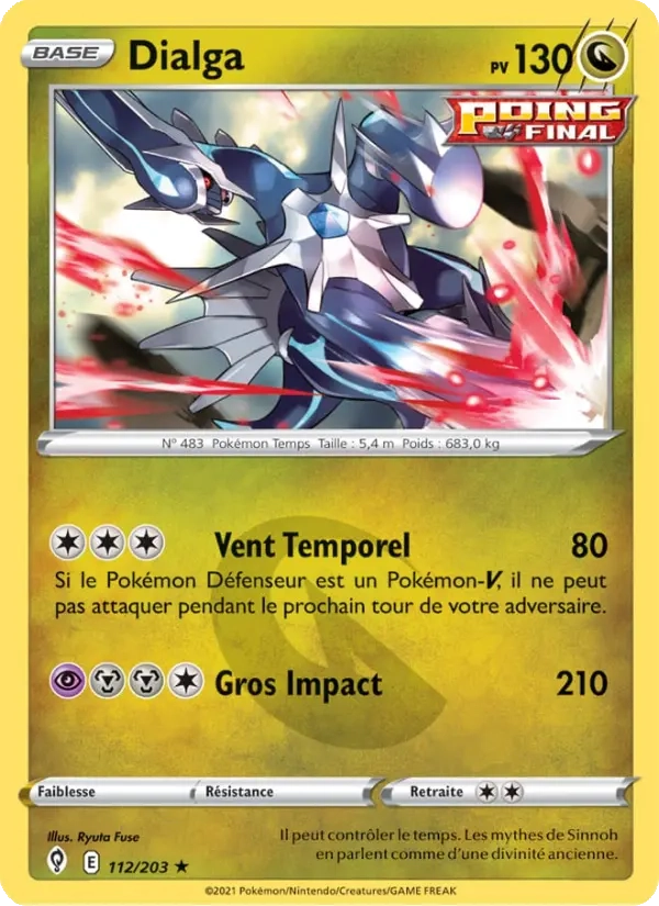 Dialga Holo 112/203 - Évolution Céleste