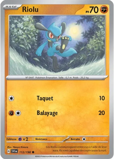 112/198 Riolu Reverse - Écarlate et Violet