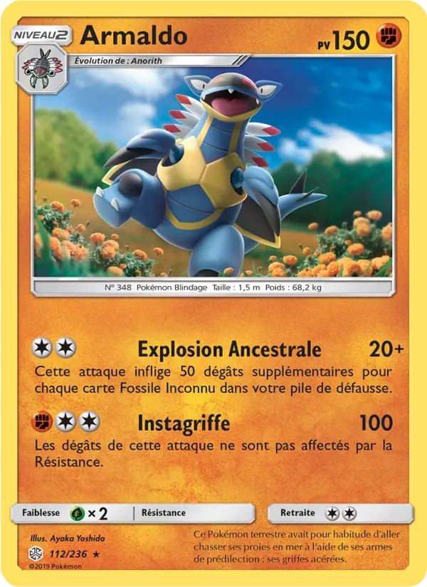 112/236 Armaldo REVERSE - Éclipse Cosmique