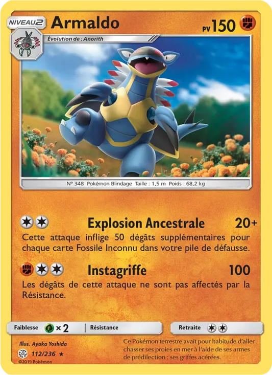 112/236 Armaldo REVERSE - Éclipse Cosmique