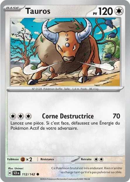 112/142 Tauros Reverse - Couronne Stellaire