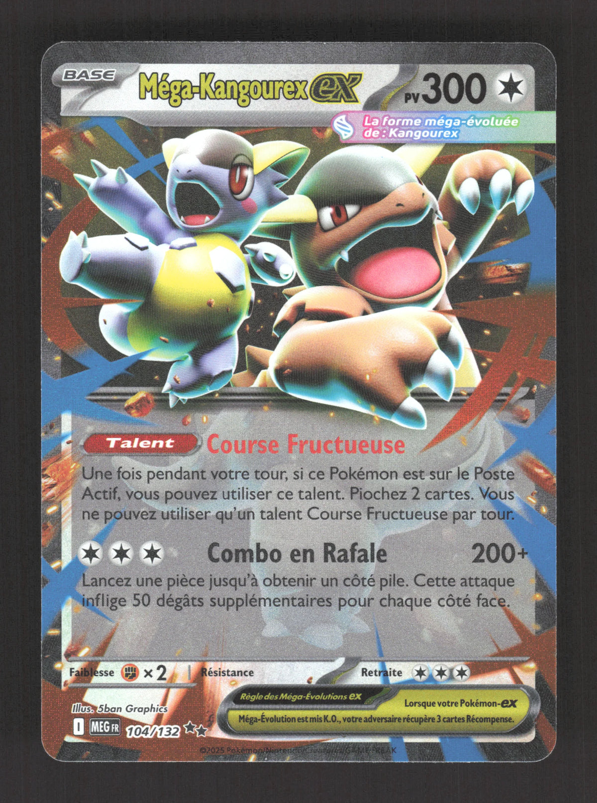 104/132 Mega Kangourex EX - Méga-Évolution