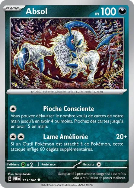 113/182 Absol Reverse - Faille Paradoxe