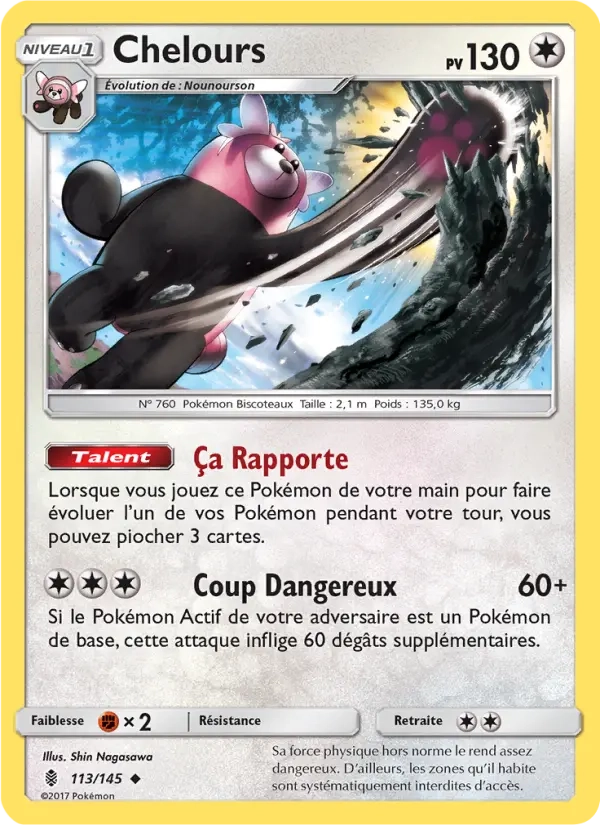 113/145 Chelours REVERSE - Gardiens Ascendants